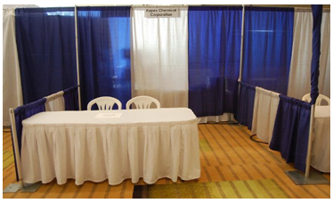 pipe and drape-Trade Show Booth