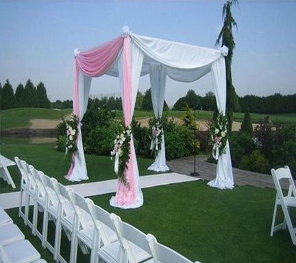 wedding tent display