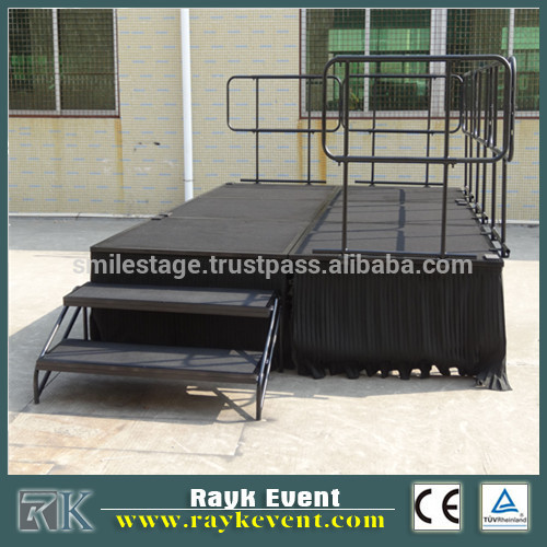 mobile foldable stage platform