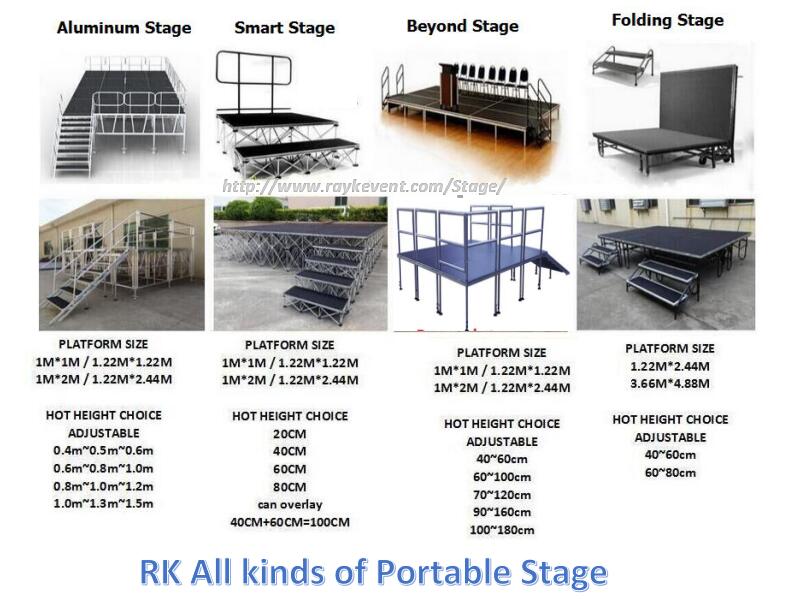 portable stage system for sale 