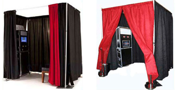 pipe and drape photo booth package