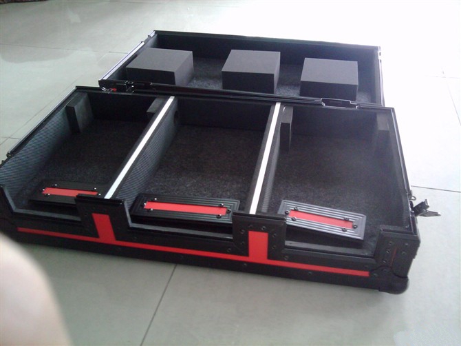 Popular red color DJ mixer case