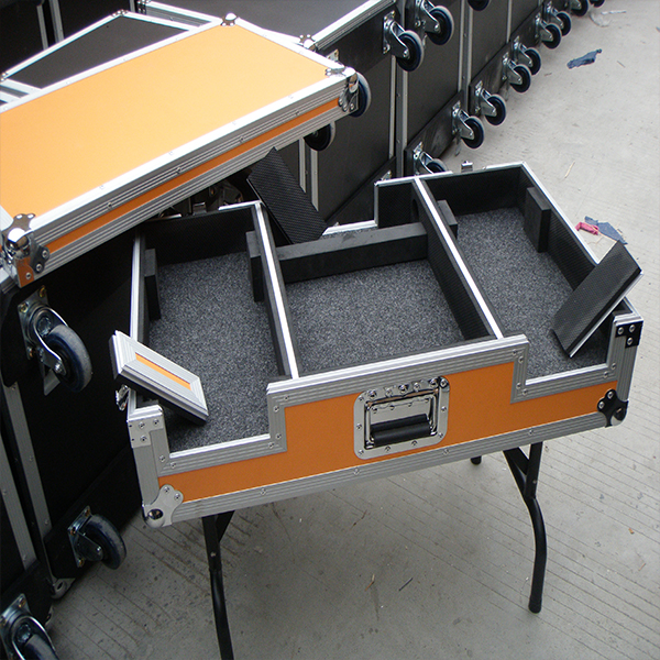 Popular yellow color DJ mixer case