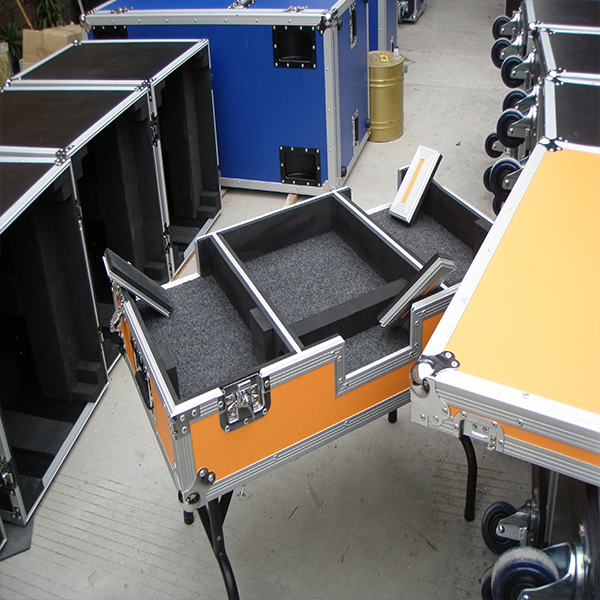 Popular yellow color DJ mixer case