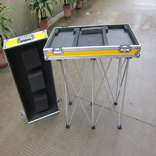 Popular yellow color DJ mixer case