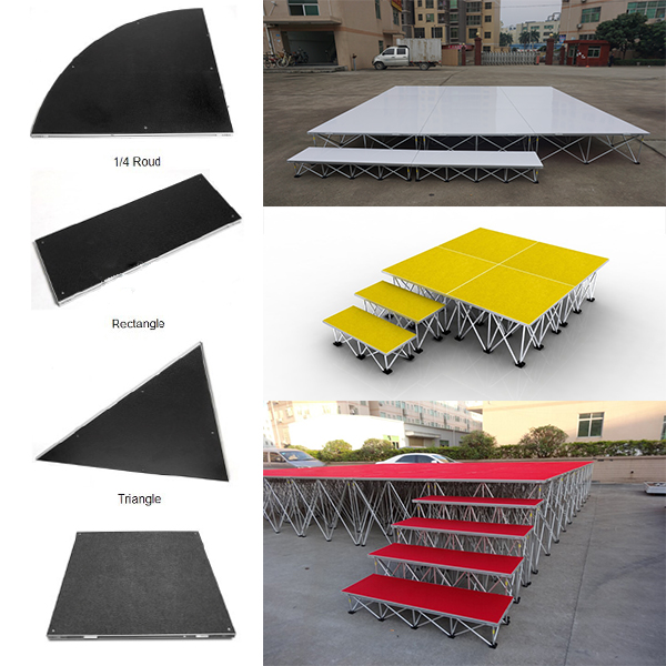 RK stage platform color and shape