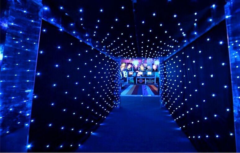 nice LED Star Curtain