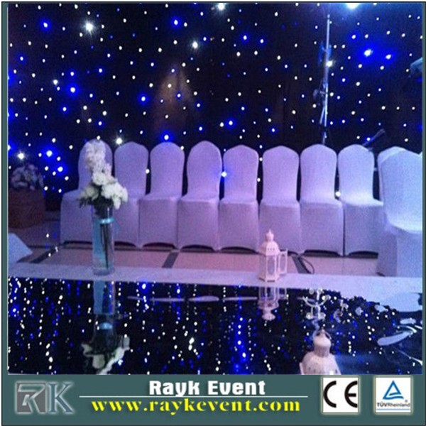 led light curtain backdrop