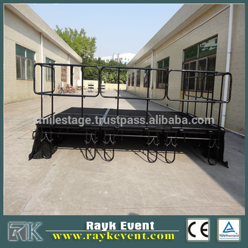 portable foldable stage