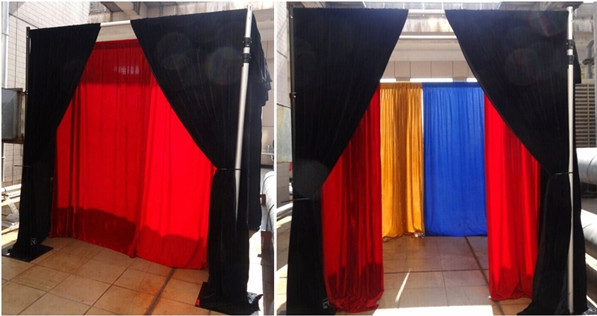 pipe drape photo booth kits