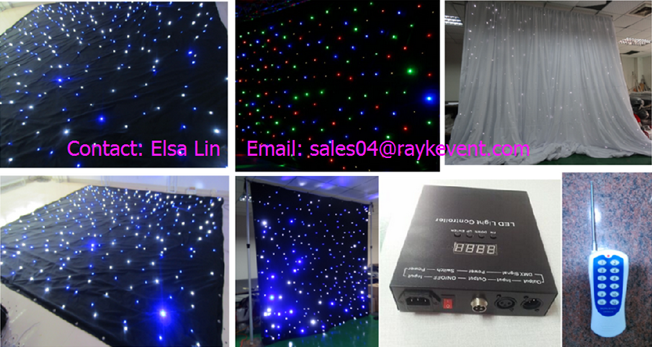 RK LED Star Curtain