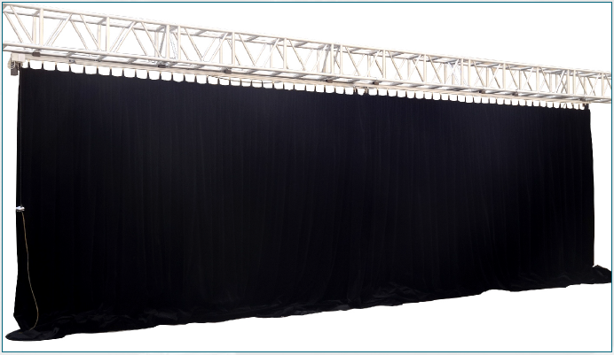 motorized curtain system