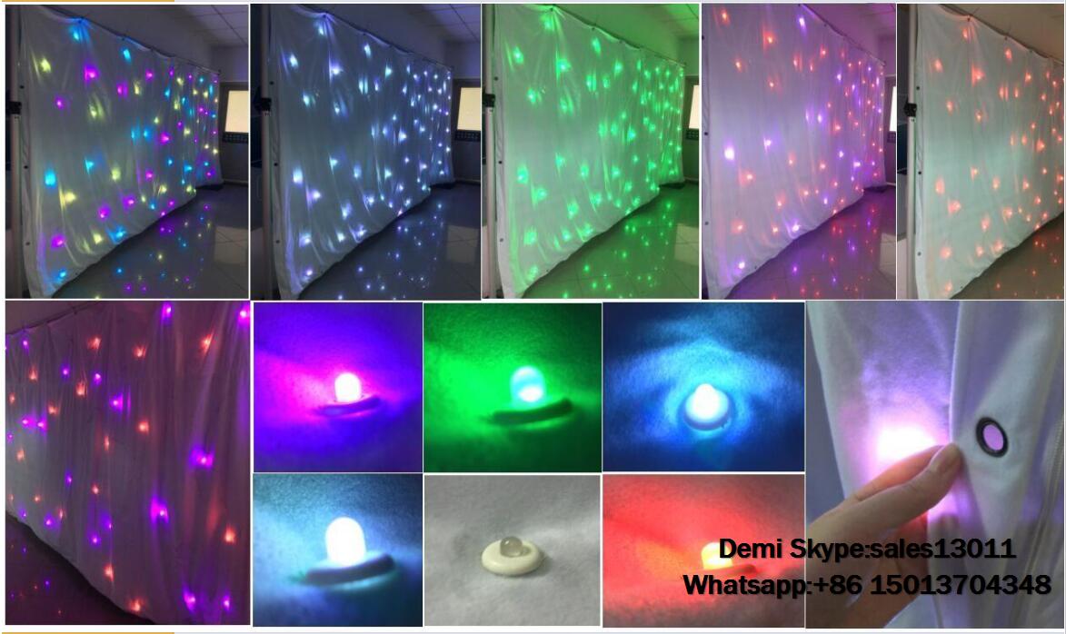 LED/RGB star curtains