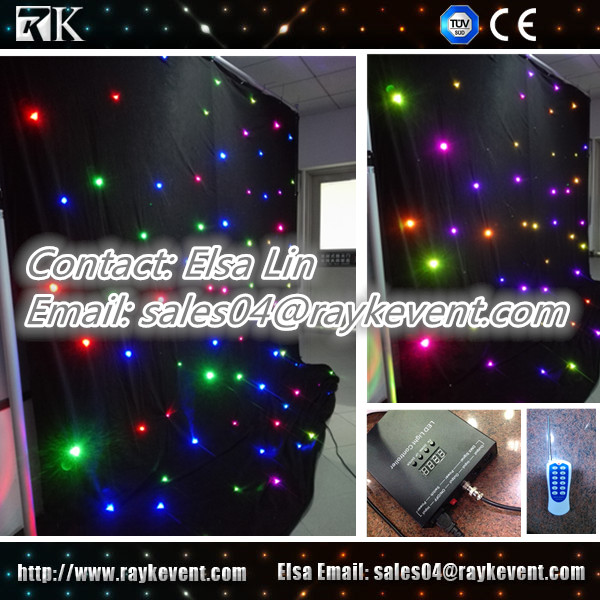 LED star curtain