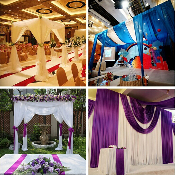 pipe and drape wedding tent