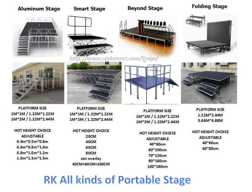portable stage system for sale
