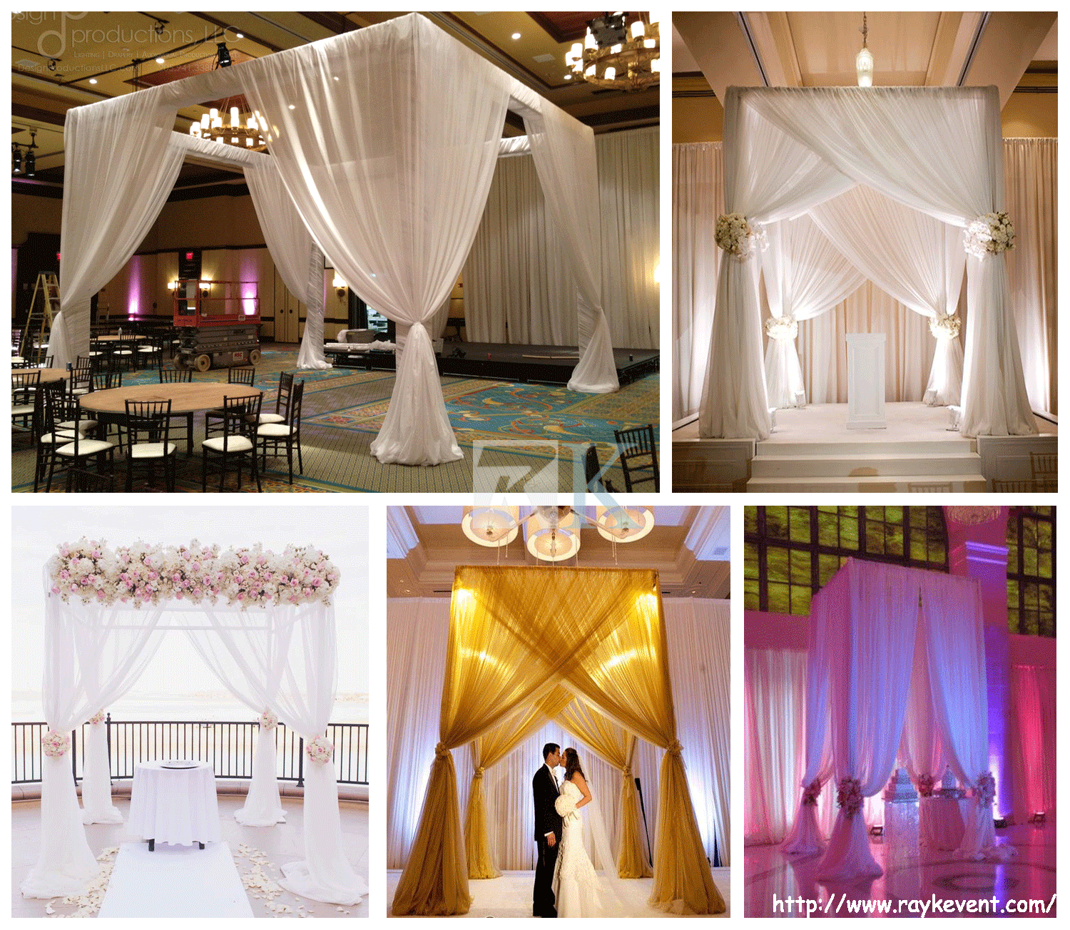 pipe and drape wedding tent wedding mandap