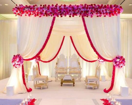 wedding tent display