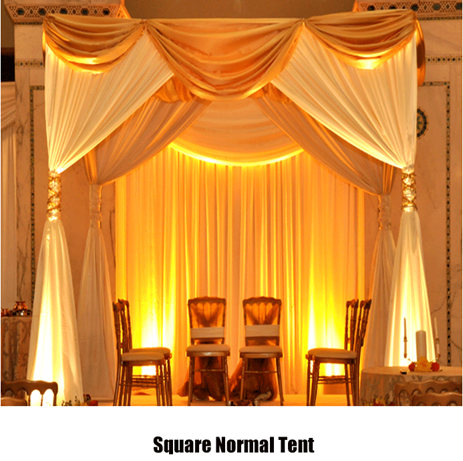 pipe and drape wedding tent wedding mandap