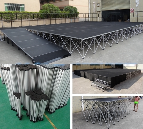 smart portable stage system