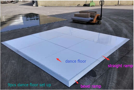 white dance floors