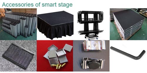portable stage accessories