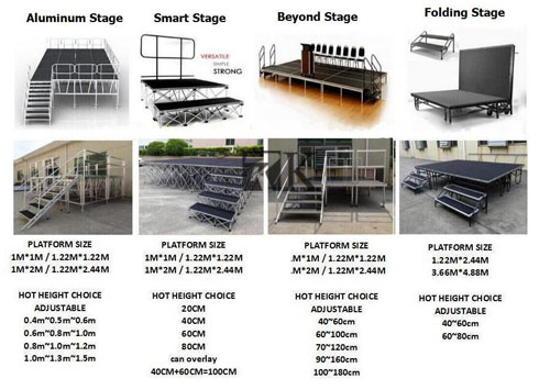 cheap portable stage