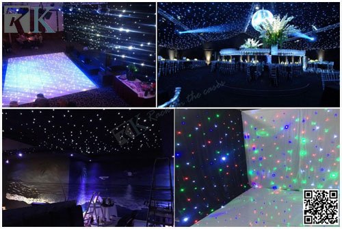 LED star curtain