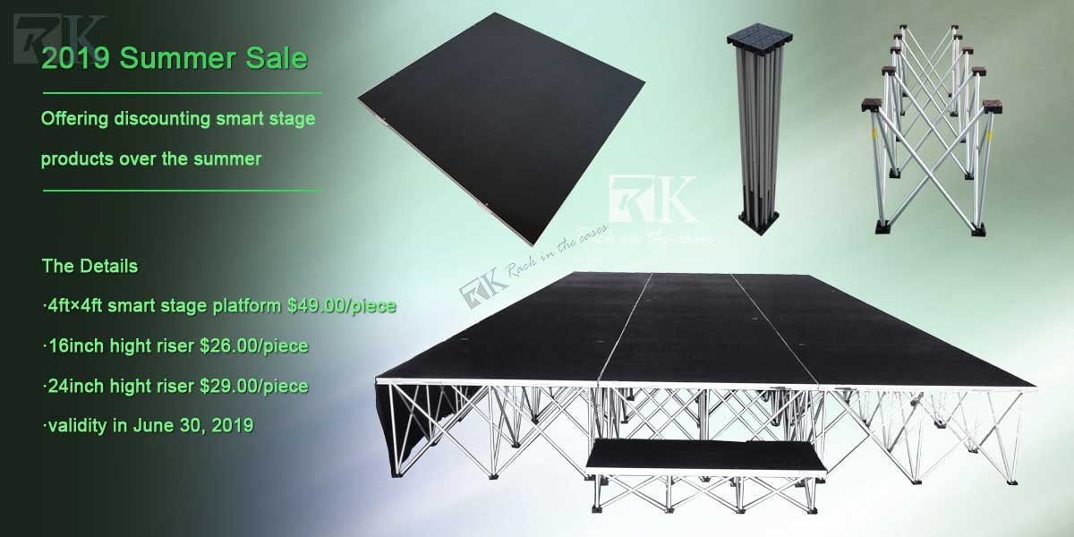 Smart stage with riser for sale