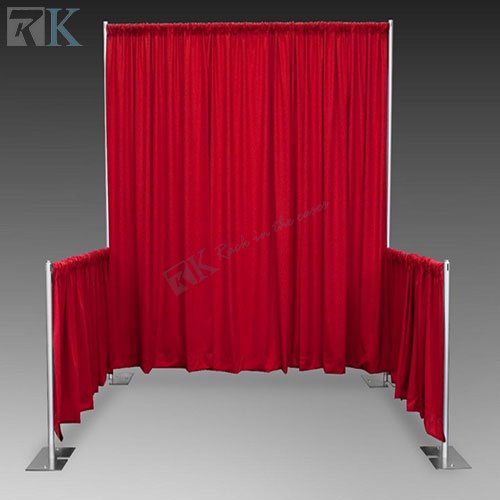 pipe and drape for trade show booth