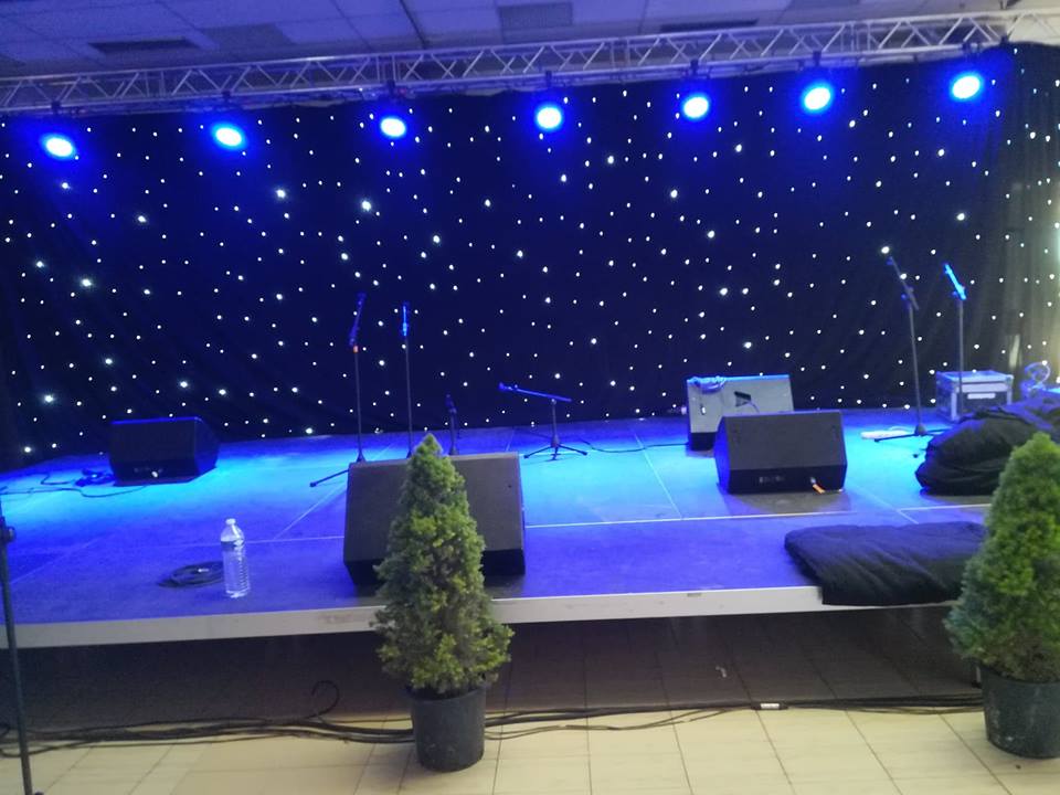 10m x 4m Starlit Backdrop Cloth LED 