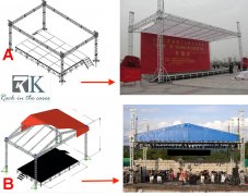 Professional stage lighting truss manufacturer truss system 